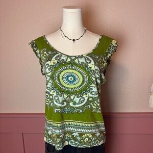euro fairy y2k vtg beaded top

bila
sz pxl
green
garden party
